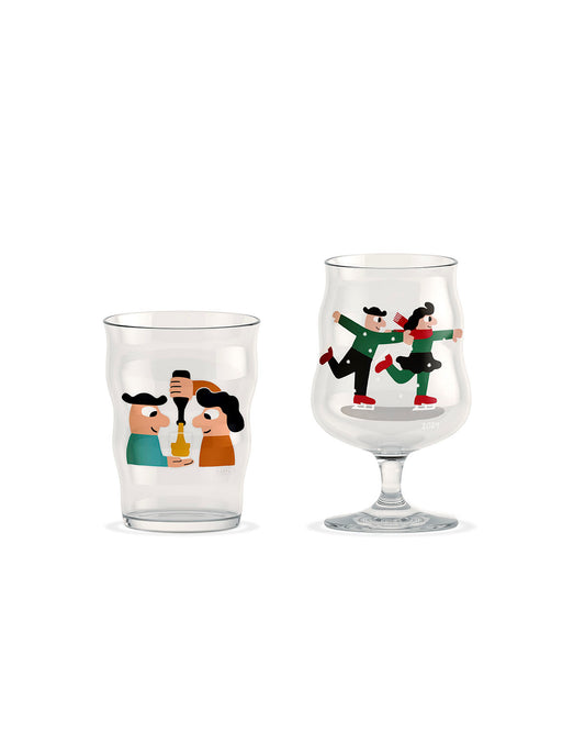 Holmegaard × Mikkeller | 2024 ANNUAL & CHRISTMAS BEER GLASS